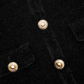 Chenille Knit Mini Dress - Svart