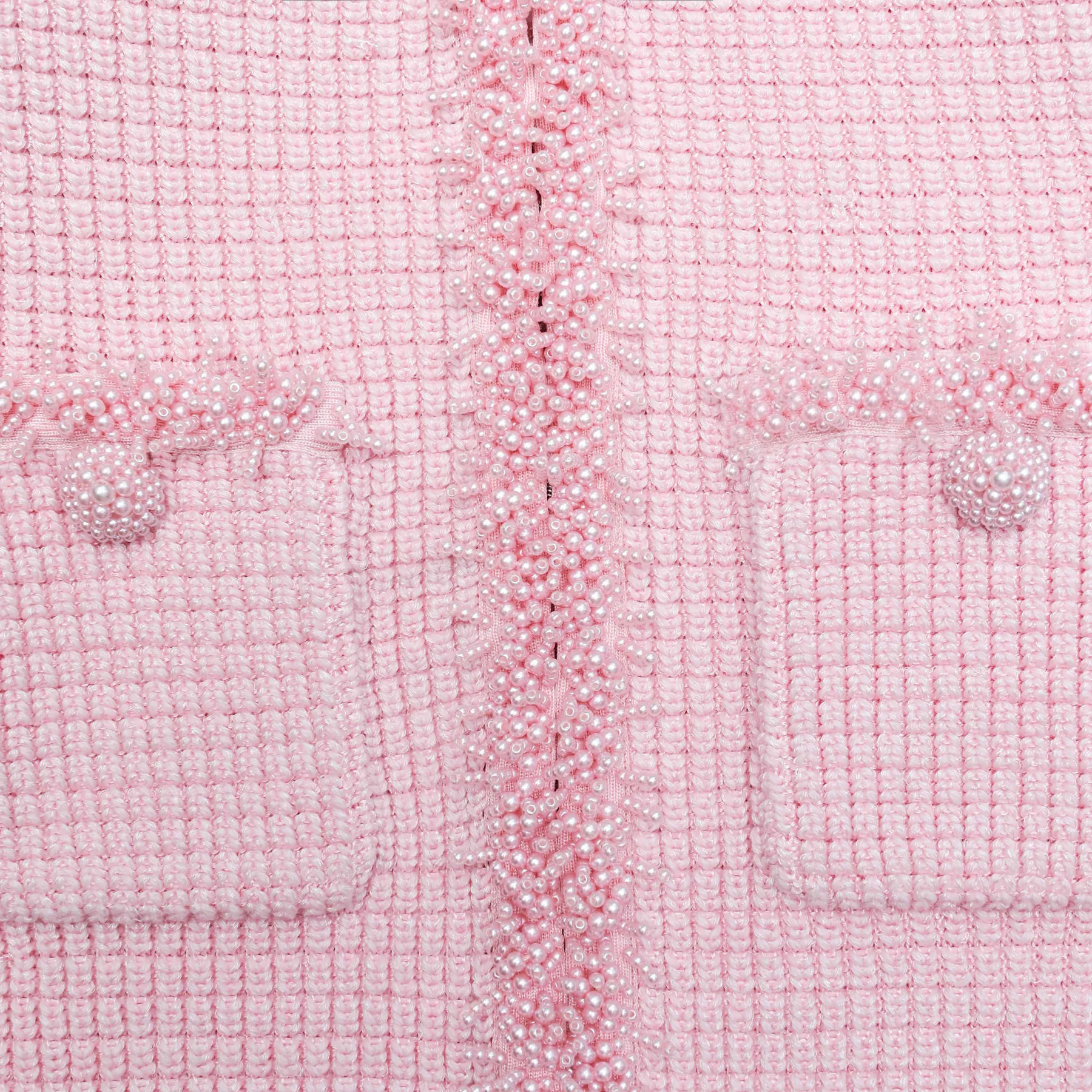 Textured Knit Mini Dress - Rosa