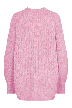 Oversized Knit Jumper - Lilac Sachet
