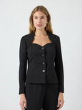 Y.A.S Yasfavo Ls Blazer Top - Svart