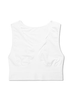 Seamless Sportsbra Medium Support - Pure White