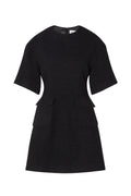 Rayna Boucle Mini Dress - Black