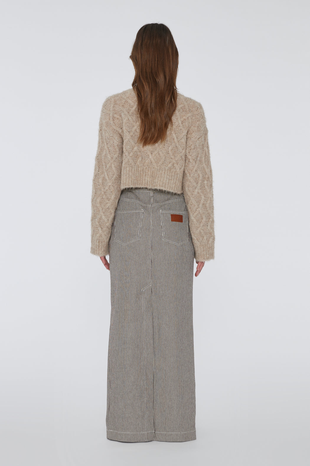 Knit Melange Sweater - Cobblestone