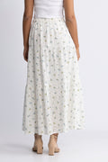Rana Broderie Anglaise Kjol - Forglemmegei White
