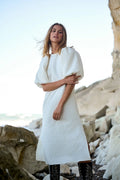 Reno Pastis Long Dress - Crème