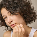 Organic Heart Ring - Guld