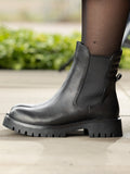 Livo Leather Chelsea - Black