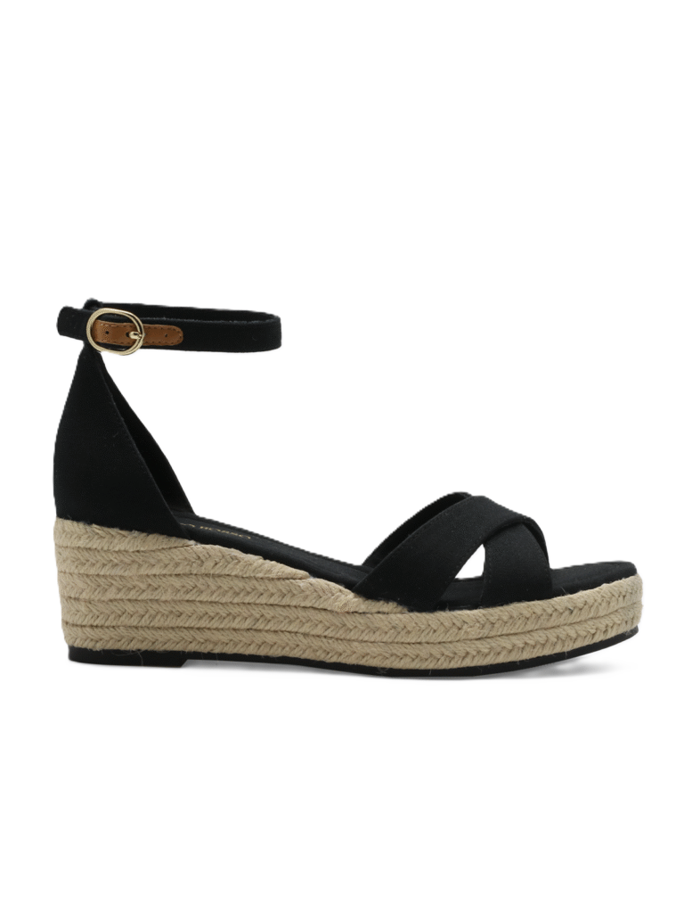 Azra Espadrille Wedge - Svart