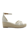 Azra Espadrille Wedge - Cream