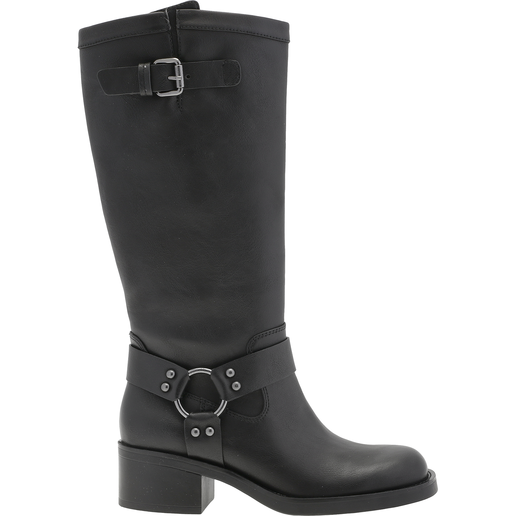 Camperos High Buckle - Svart