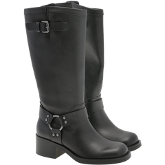 Camperos High Buckle - Black