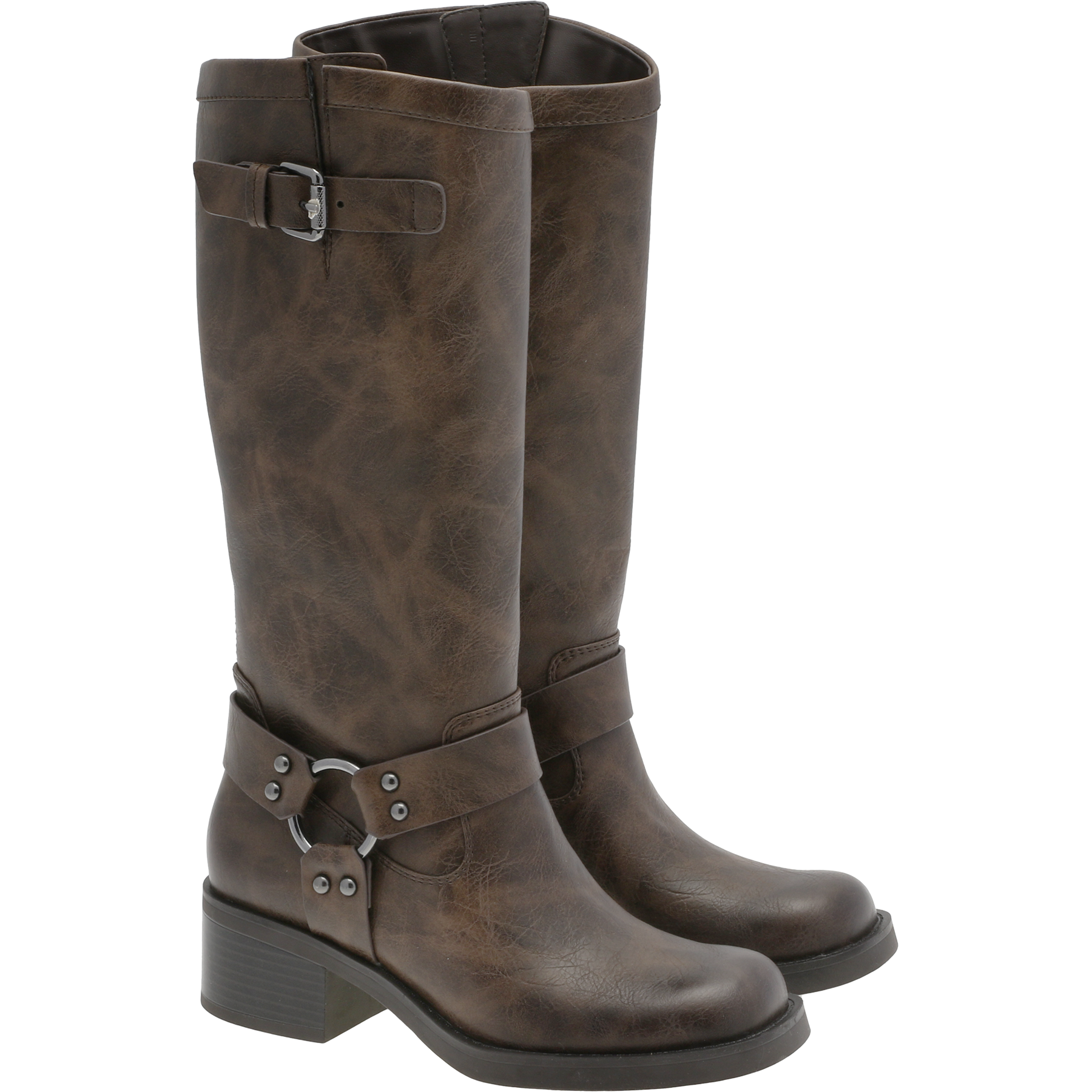 Camperos High Buckle - Brun