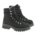 Combat Leather Boot - Warm Black