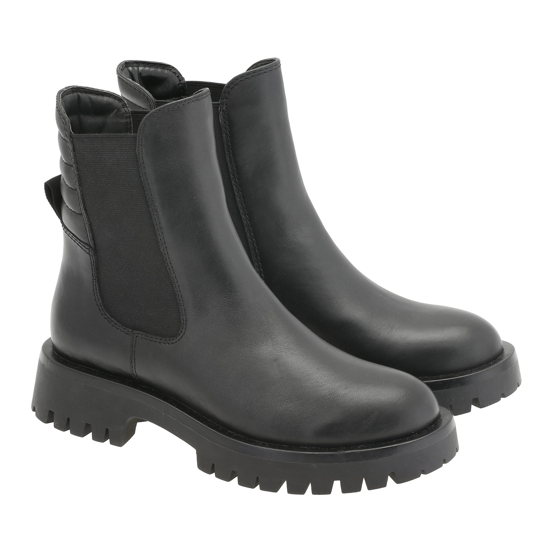 Livo Leather Chelsea - Black