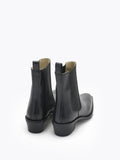 Mira Leather Boot - Black