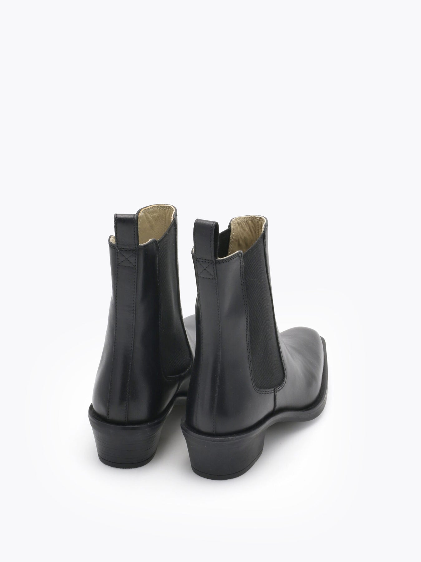 Mira Leather Boot - Black