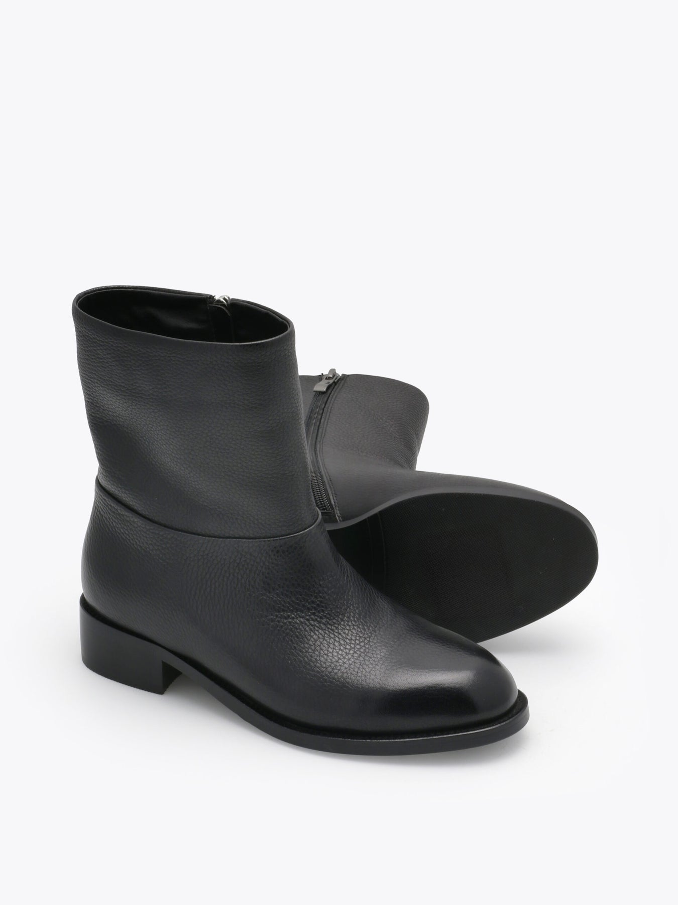Pavia Leather Boot - Svart
