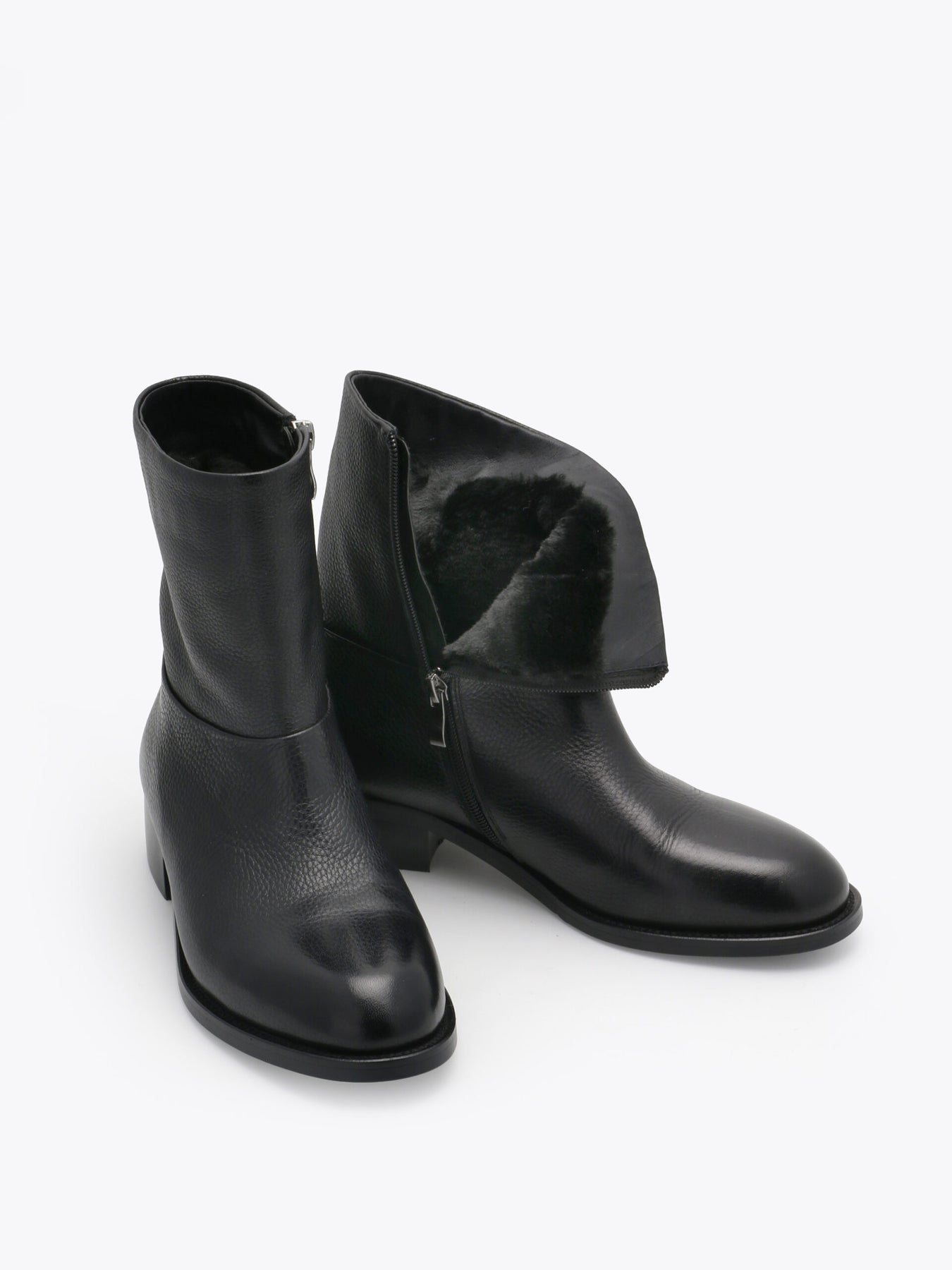 Pavia Leather Boot - Svart