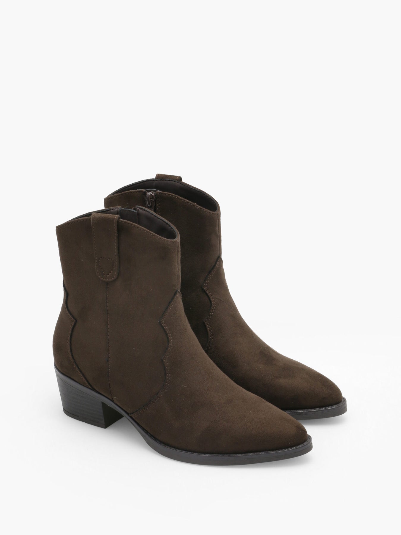 Western Boot Low - Mörkbrun