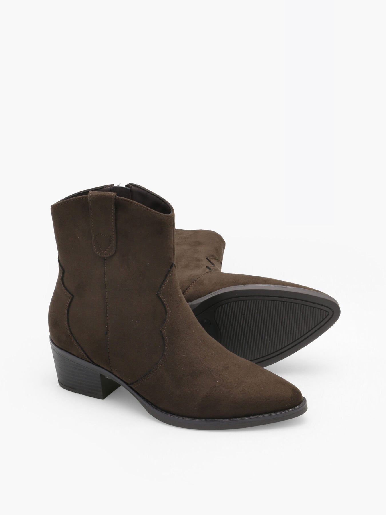 Western Boot Low - Mörkbrun
