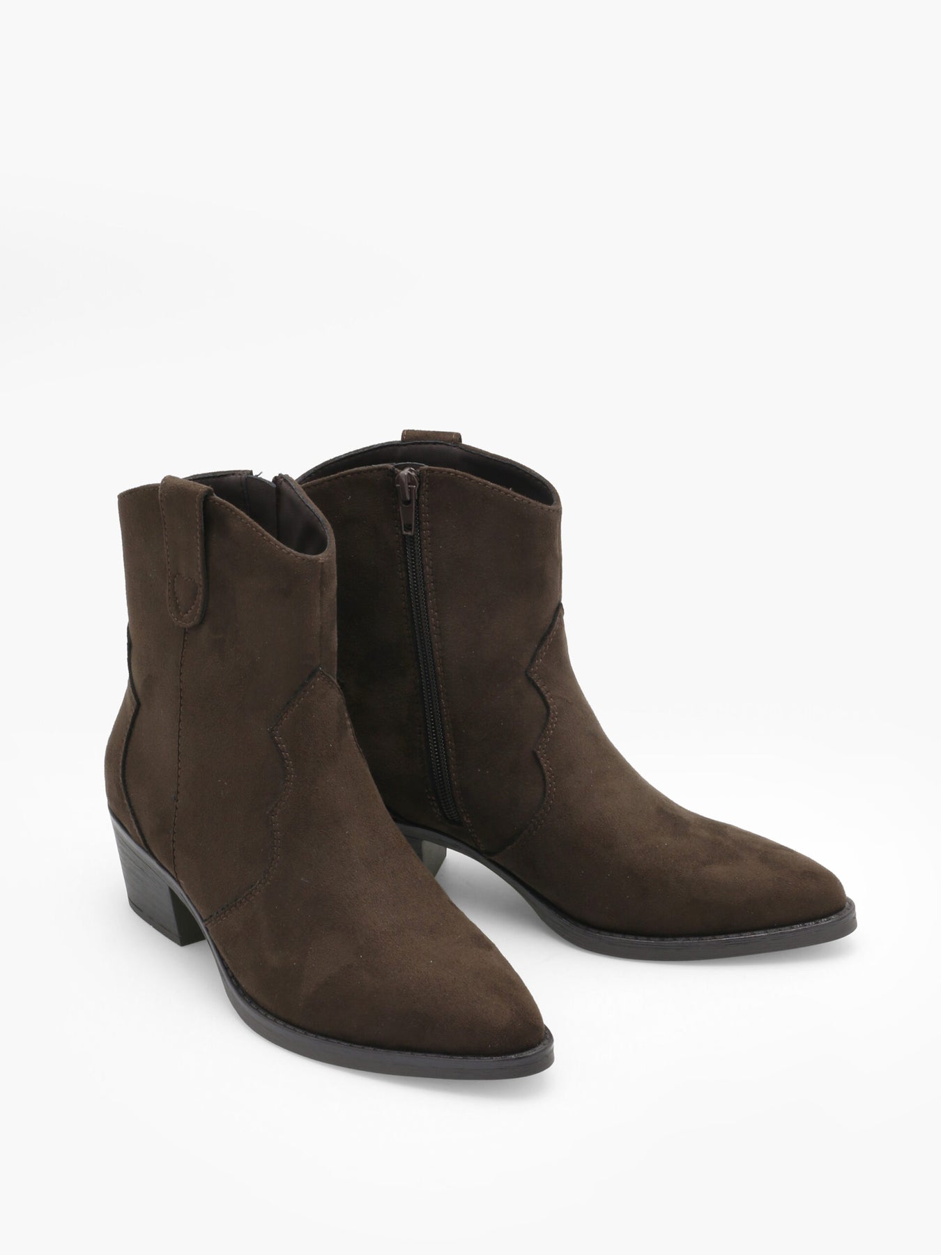 Western Boot Low - Mörkbrun