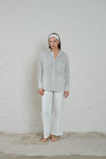Rocha Striped Linen - Offwhite/Black Combo
