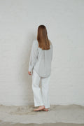 Rocha Striped Linen - Offwhite/Black Combo