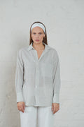 Rocha Striped Linen - Offwhite/Black Combo