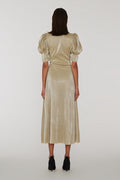 Small Plisse Slit Dress - Rutabaga