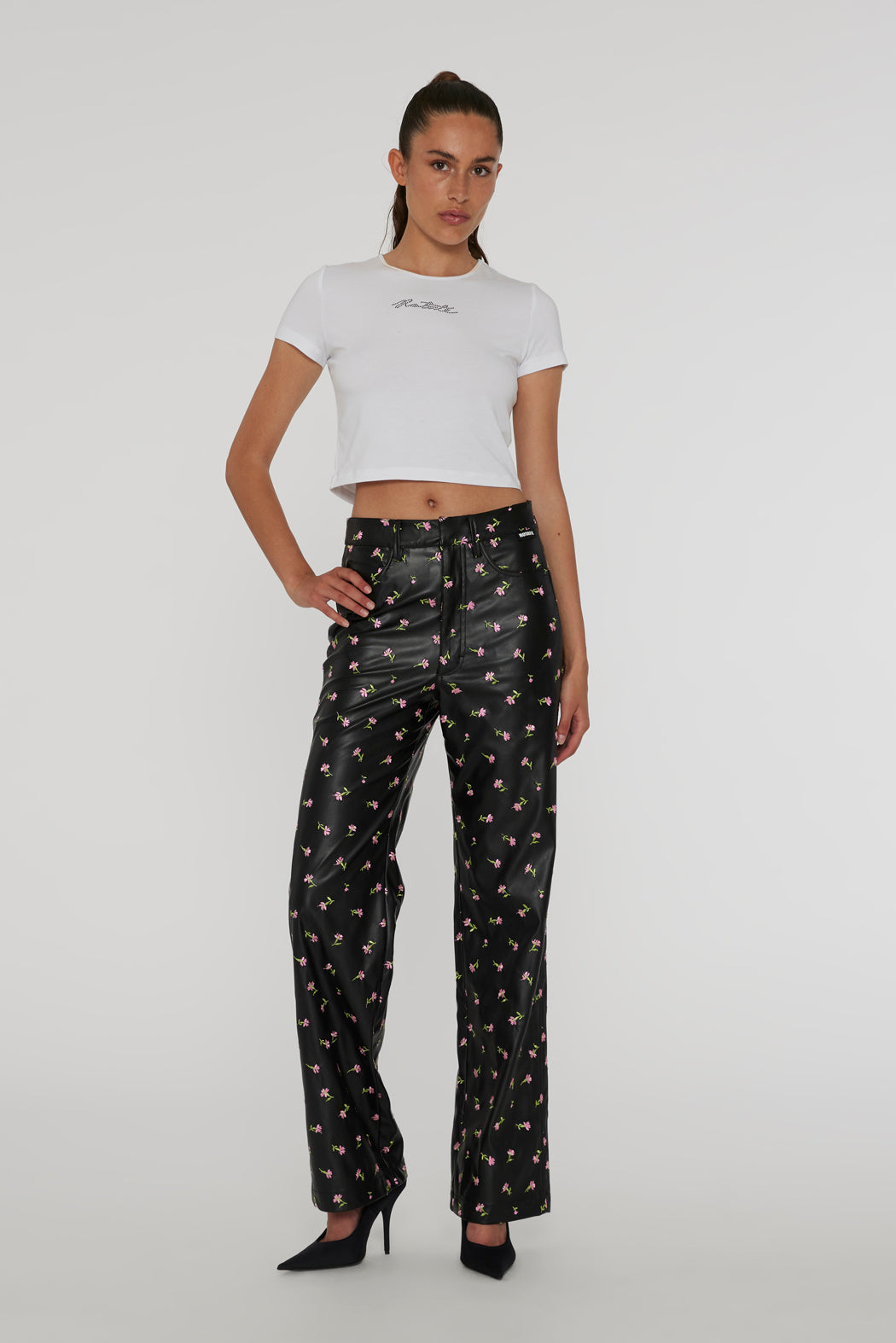 Cropped T-Shirt - Bright White