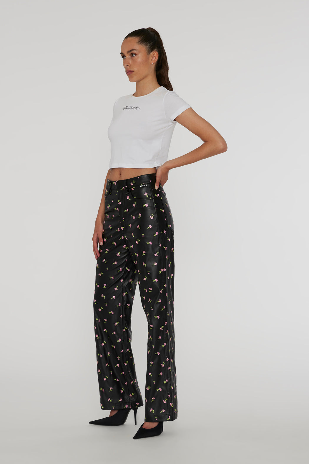 Cropped T-Shirt - Bright White