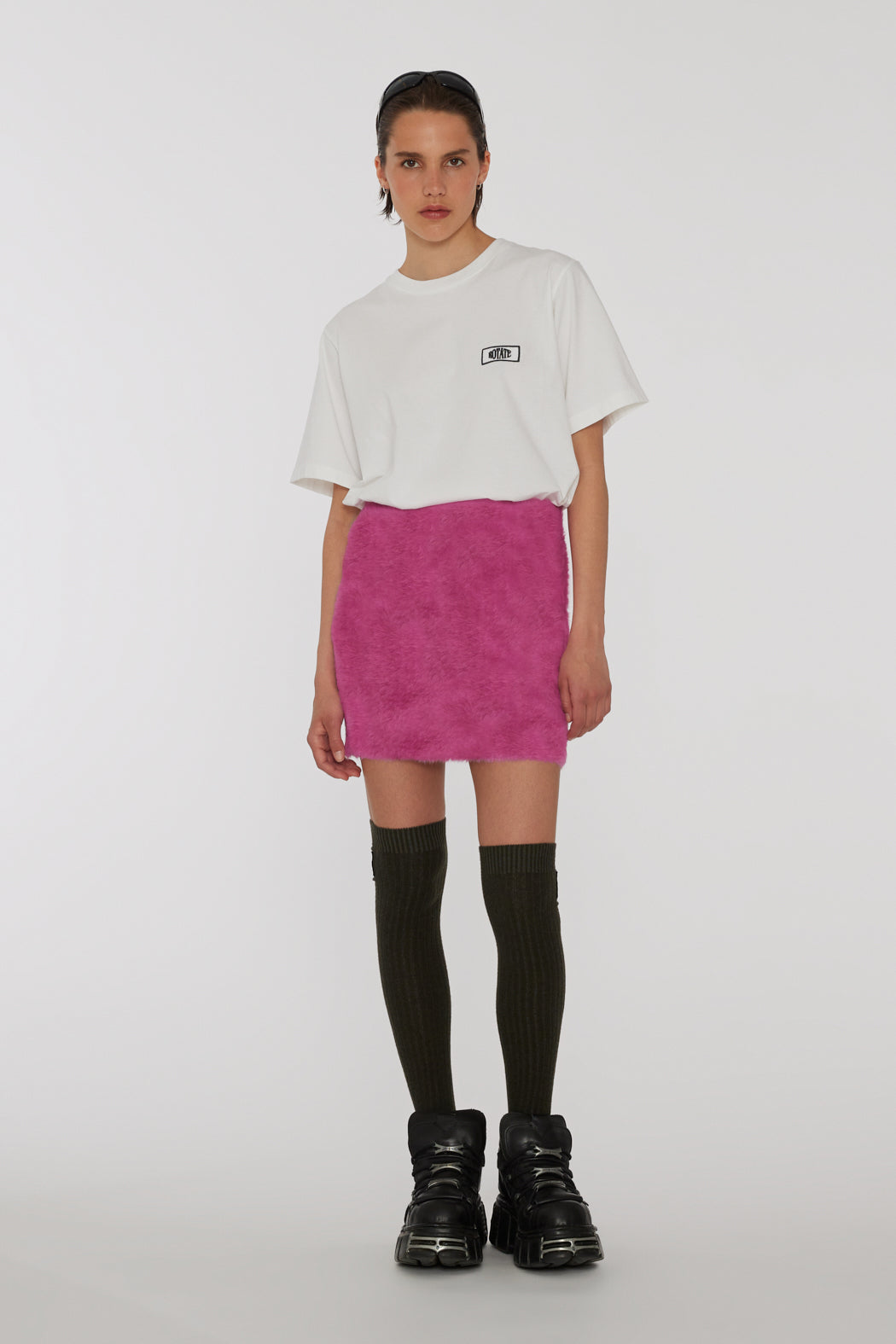 Enzyme T-Shirt W. Logo - Bright White