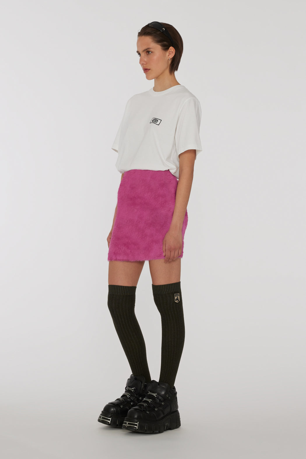 Enzyme T-Shirt W. Logo - Bright White