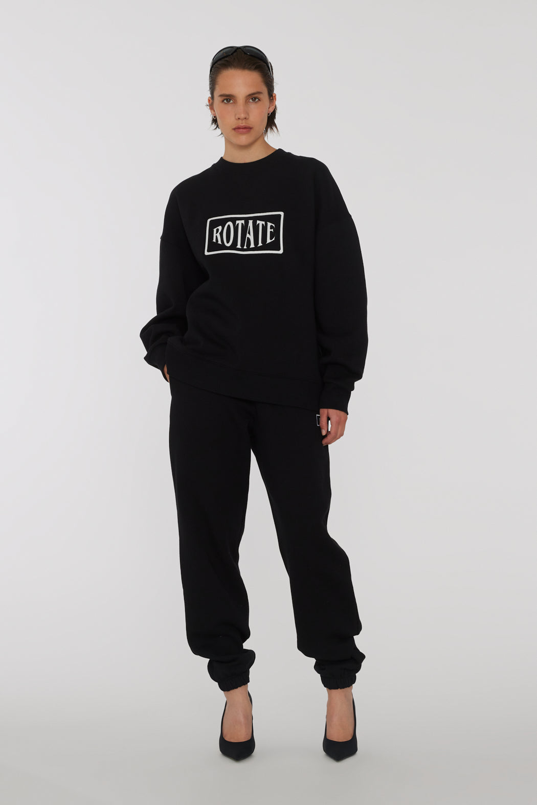 Sweatpants With Logo - Black