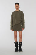 ROTATE Birger Christensen Enzyme Long Sleeve Shirt - Sea Turtle