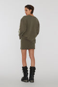 ROTATE Birger Christensen Enzyme Long Sleeve Shirt - Sea Turtle