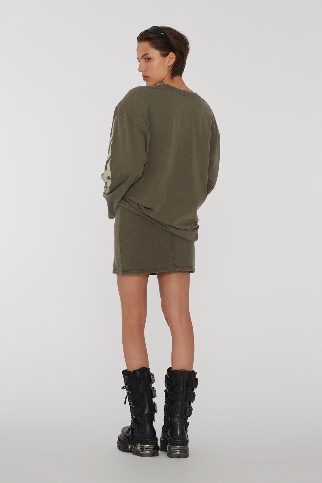 ROTATE Birger Christensen Enzyme Long Sleeve Shirt - Sea Turtle