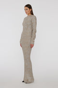 Glitter Knit Maxi Dress - Rich Gold Comb.