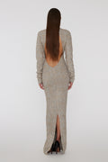 Glitter Knit Maxi Dress - Rich Gold Comb.