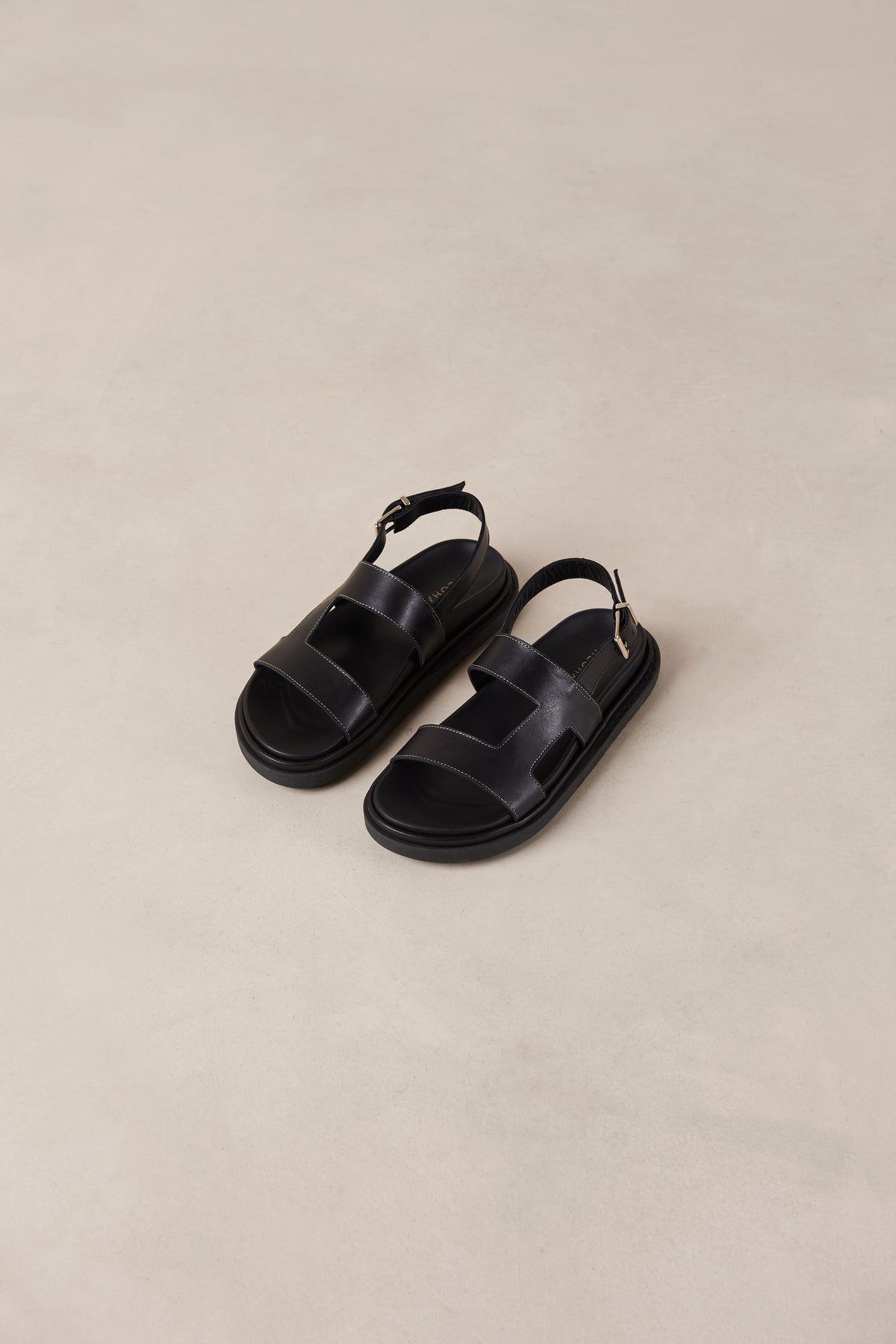 Lorelei Leather Sandals - Black