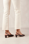 Lindy Leather Pumps - Coffee Brown
