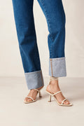 Kendra Leather Sandals - Cream