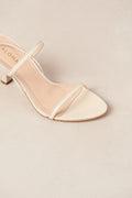 Kendra Leather Sandals - Cream
