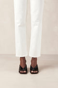 Tasha Leather Sandals - Black