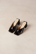 Tasha Leather Sandals - Black