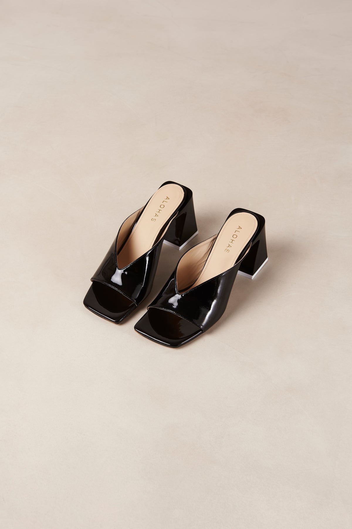 Tasha Leather Sandals - Black