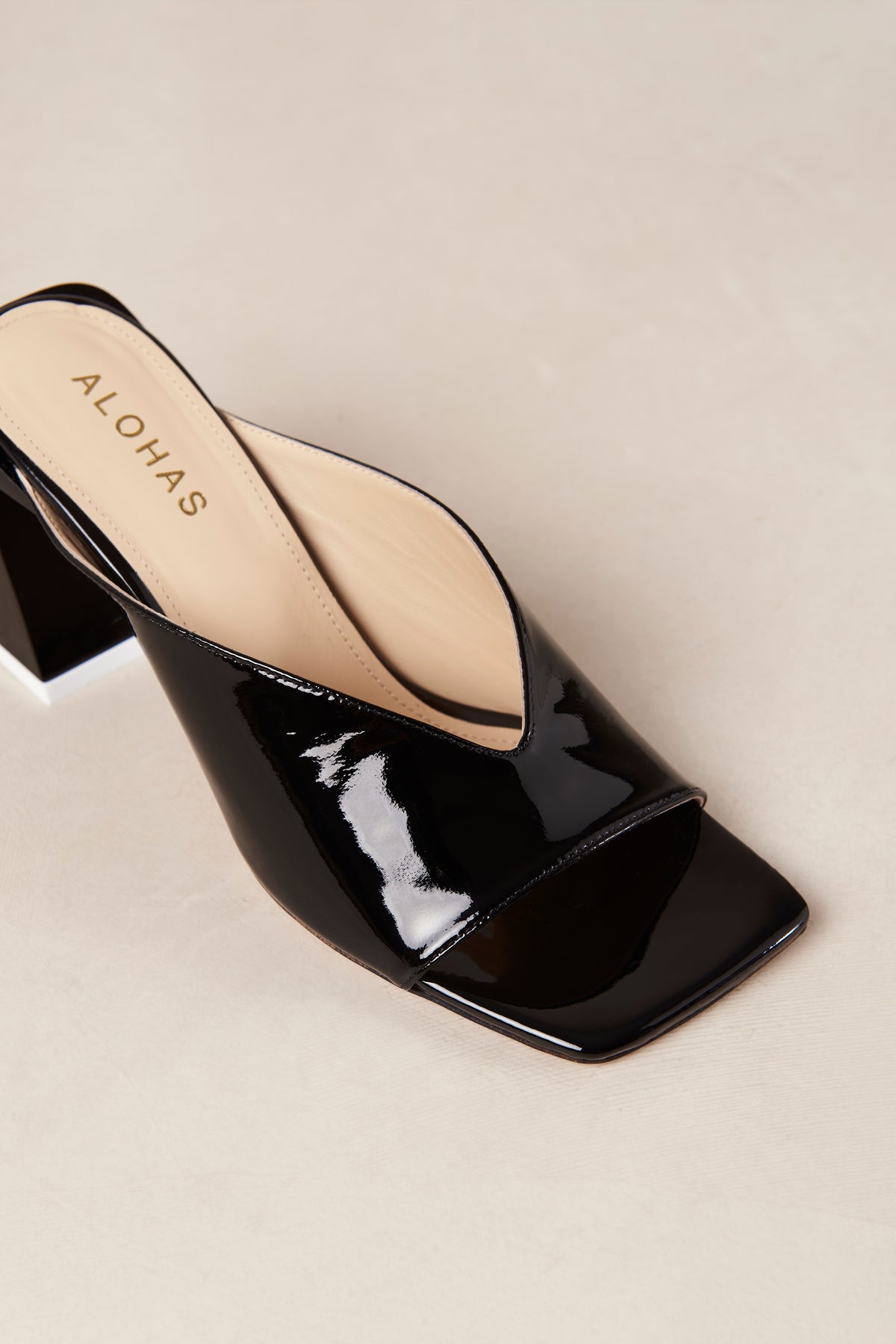 Tasha Leather Sandals - Black