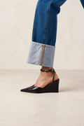 Polly Leather Pumps - Black