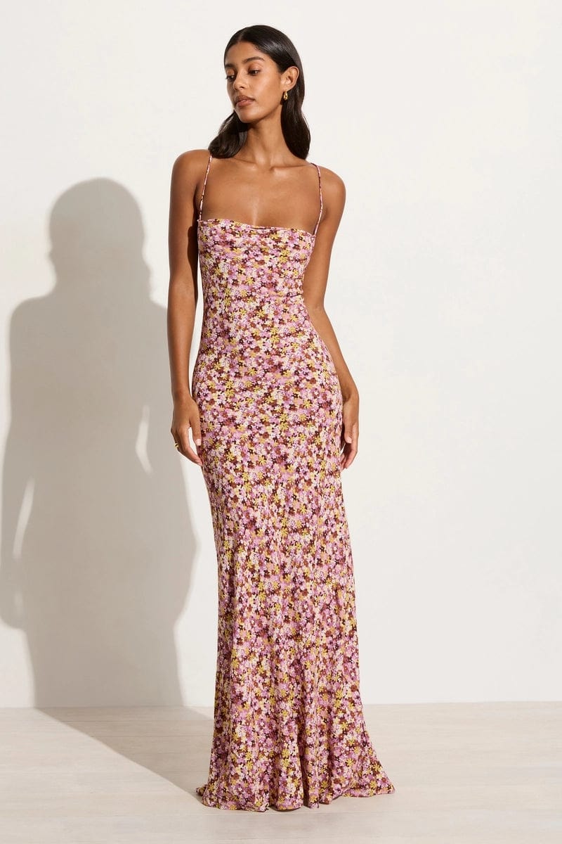 Lusia Midi Dress - Cala Nika Floral