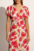 Bellavista Midi Dress - Isadora Floral Red
